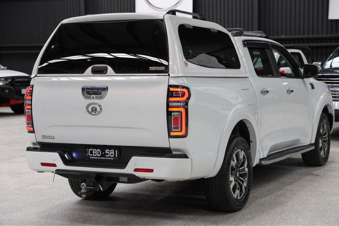 2022 GWM Ute Cannon-X NPW 4X4 Dual Range Pearl White