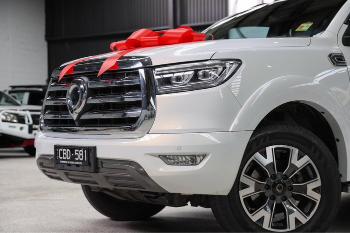 2022 GWM Ute Cannon-X NPW 4X4 Dual Range Pearl White