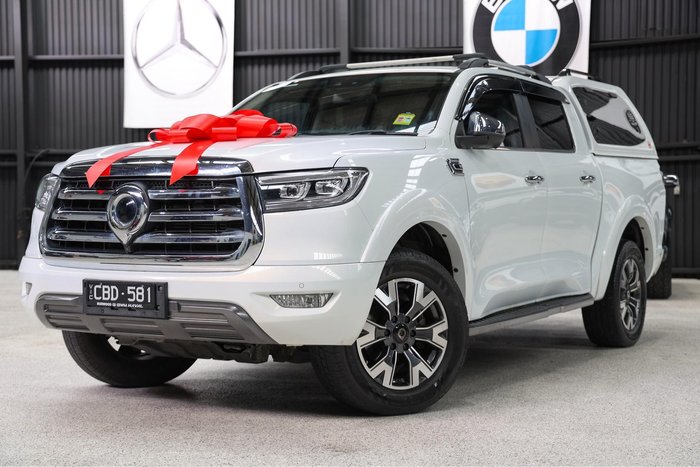 2022 GWM Ute Cannon-X NPW 4X4 Dual Range Pearl White