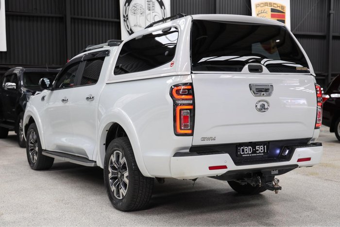 2022 GWM Ute Cannon-X NPW 4X4 Dual Range Pearl White