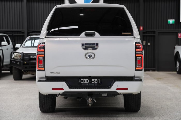 2022 GWM Ute Cannon-X NPW 4X4 Dual Range Pearl White