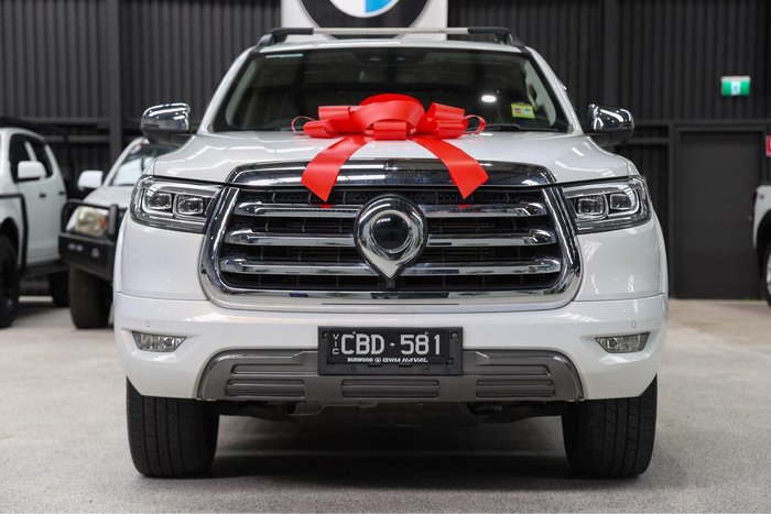 2022 GWM Ute Cannon-X NPW 4X4 Dual Range Pearl White