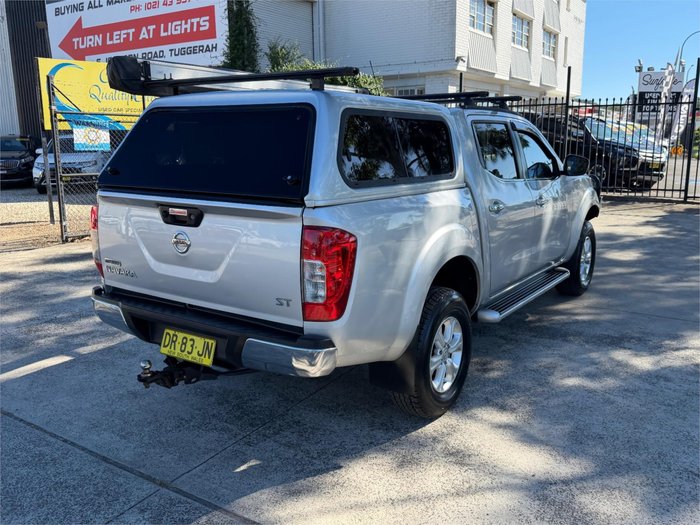 2015 NISSAN NAVARA ST (4x4) NP300 D23 SILVER OR CHROME