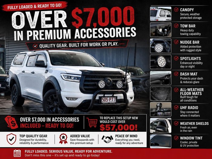2023 GWM Ute Cannon Vanta