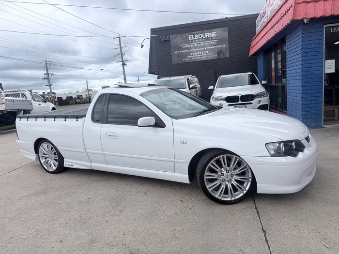 2003 Ford Falcon Ute XR8 BA Winter White