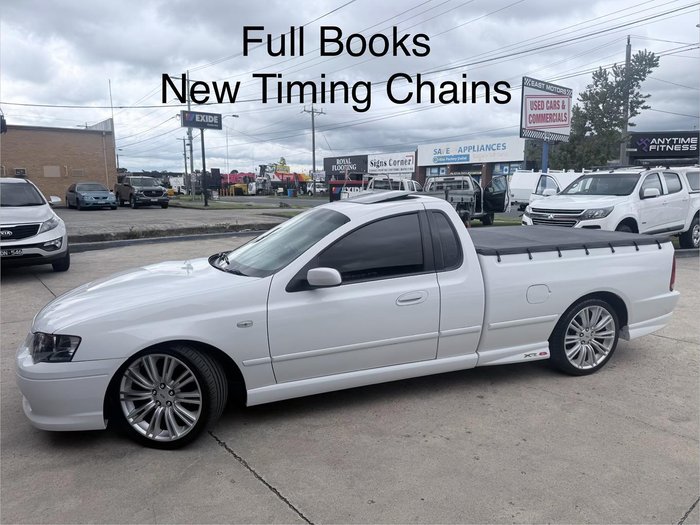 2003 Ford Falcon Ute XR8 BA Winter White