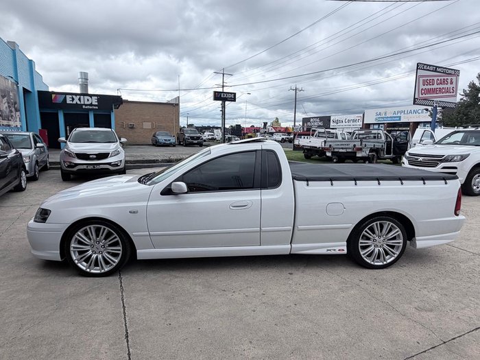 2003 Ford Falcon Ute XR8 BA Winter White