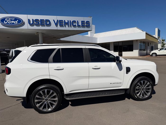 2025 Ford Everest Platinum MY25.50 4X4 Dual Range Arctic White