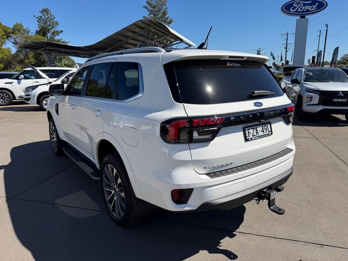 2025 Ford Everest Platinum MY25.50 4X4 Dual Range Arctic White