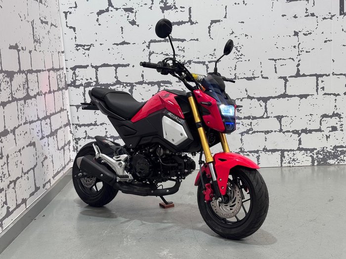 2018 Honda Grom (MSX125) MSX Red