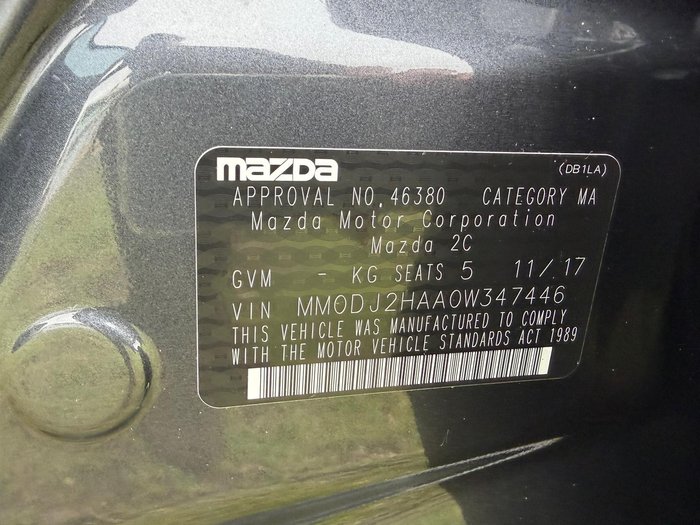 2017 Mazda 2 Maxx