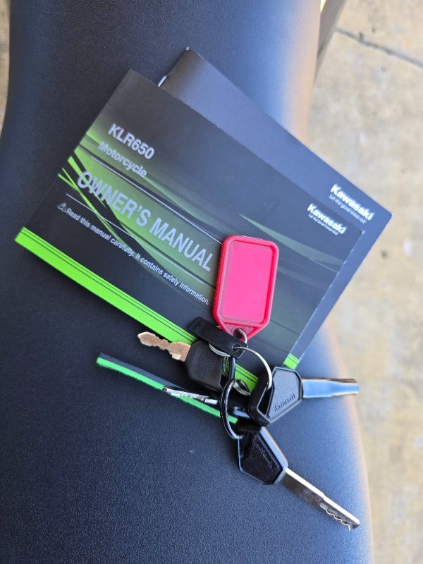 2024 Kawasaki KLR650 (KL650) Red