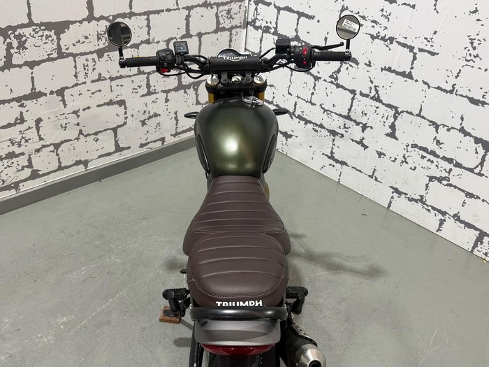 2025 Triumph Scrambler 400 X Scrambler Green