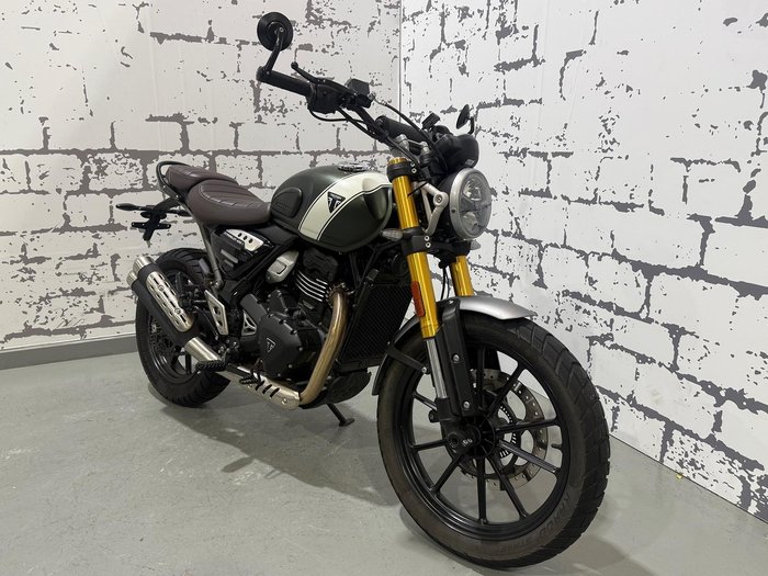 2025 Triumph Scrambler 400 X Scrambler Green