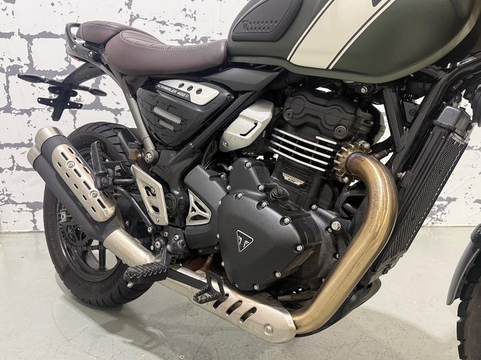 2025 Triumph Scrambler 400 X Scrambler Green