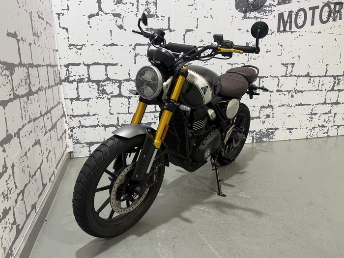 2025 Triumph Scrambler 400 X Scrambler Green
