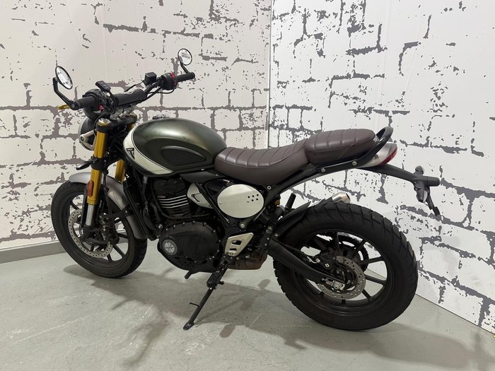 2025 Triumph Scrambler 400 X Scrambler Green