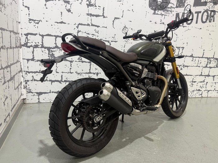 2025 Triumph Scrambler 400 X Scrambler Green