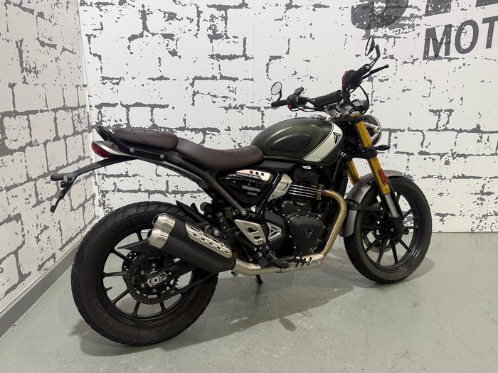 2025 Triumph Scrambler 400 X Scrambler Green