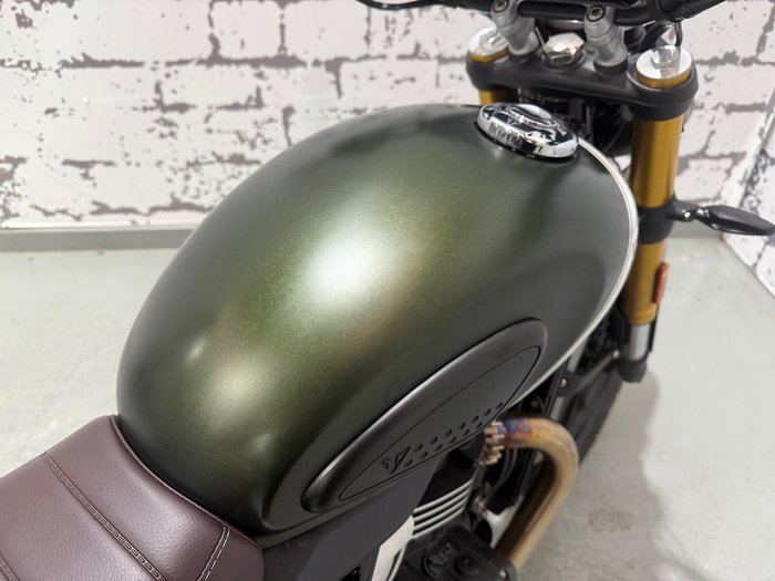 2025 Triumph Scrambler 400 X Scrambler Green