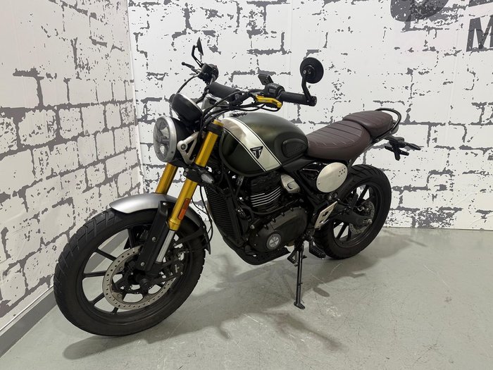 2025 Triumph Scrambler 400 X Scrambler Green