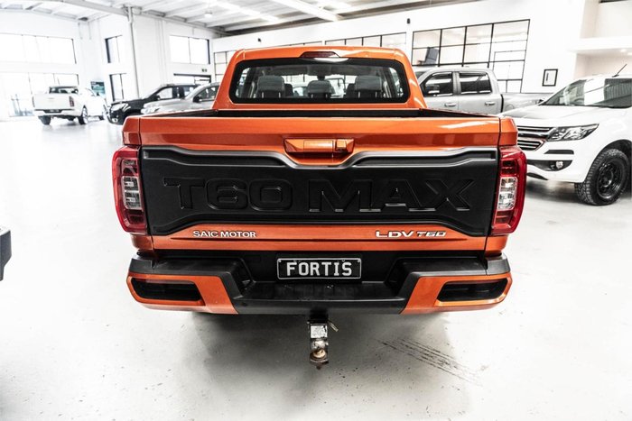 2022 LDV T60 Max PRO SK8C 4X4 Dual Range Maple Leaf Orange