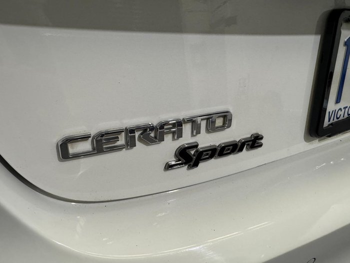 2019 Kia Cerato Sport BD MY20 Clear White
