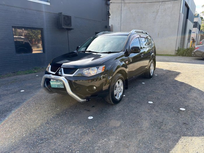 2007 Mitsubishi Outlander VR ZG MY07 4X4 On Demand Black Mica