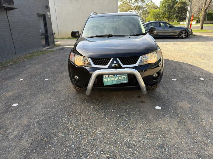 2007 Mitsubishi Outlander VR ZG MY07 4X4 On Demand Black Mica