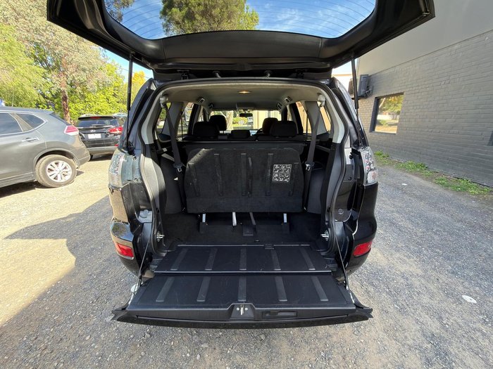 2007 Mitsubishi Outlander VR ZG MY07 4X4 On Demand Black Mica