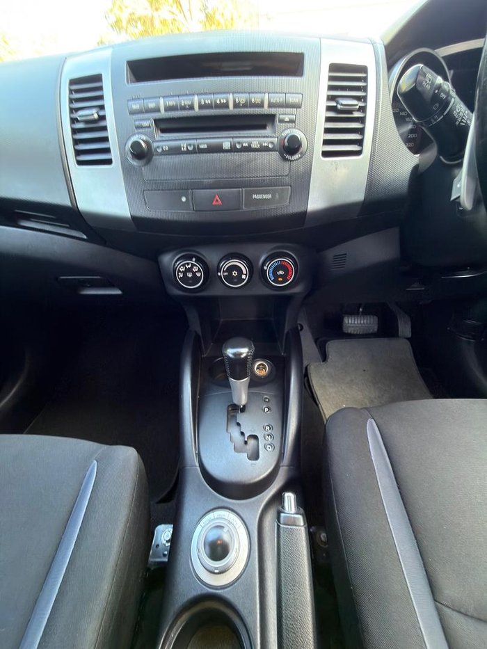 2007 Mitsubishi Outlander VR ZG MY07 4X4 On Demand Black Mica