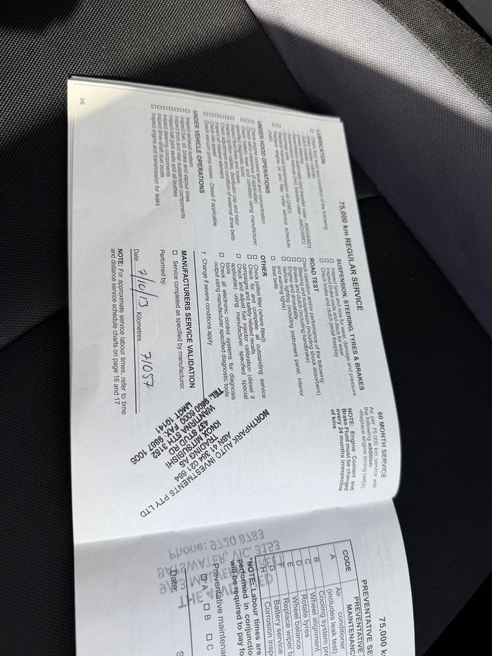 2007 Mitsubishi Outlander VR ZG MY07 4X4 On Demand Black Mica