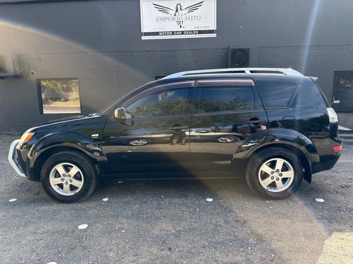 2007 Mitsubishi Outlander VR ZG MY07 4X4 On Demand Black Mica