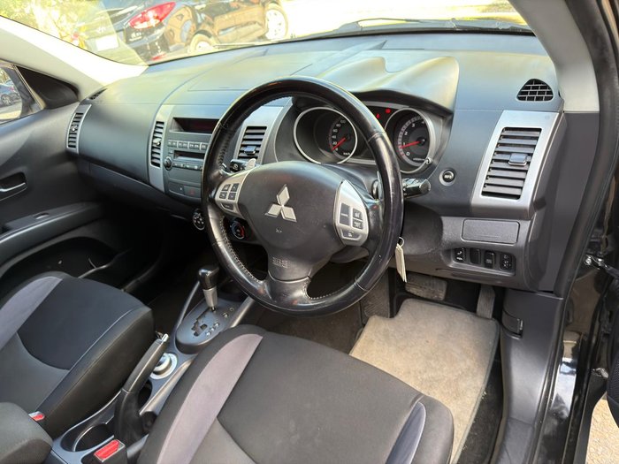 2007 Mitsubishi Outlander VR ZG MY07 4X4 On Demand Black Mica