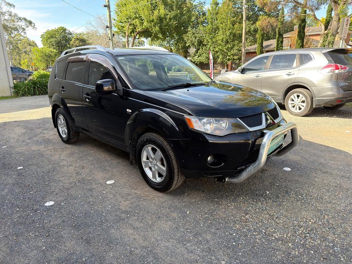 2007 Mitsubishi Outlander VR ZG MY07 4X4 On Demand Black Mica