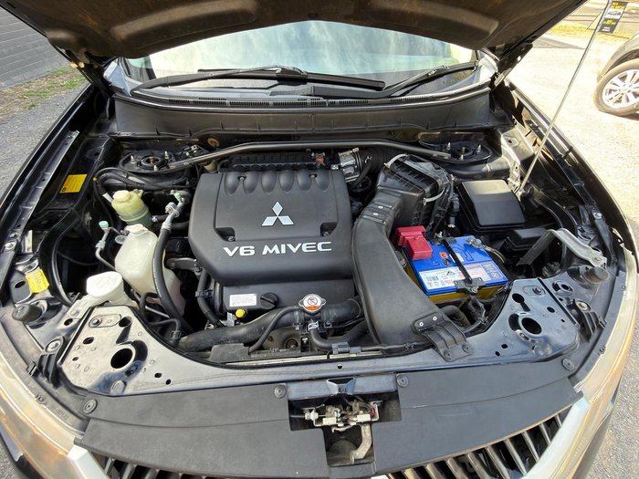 2007 Mitsubishi Outlander VR ZG MY07 4X4 On Demand Black Mica