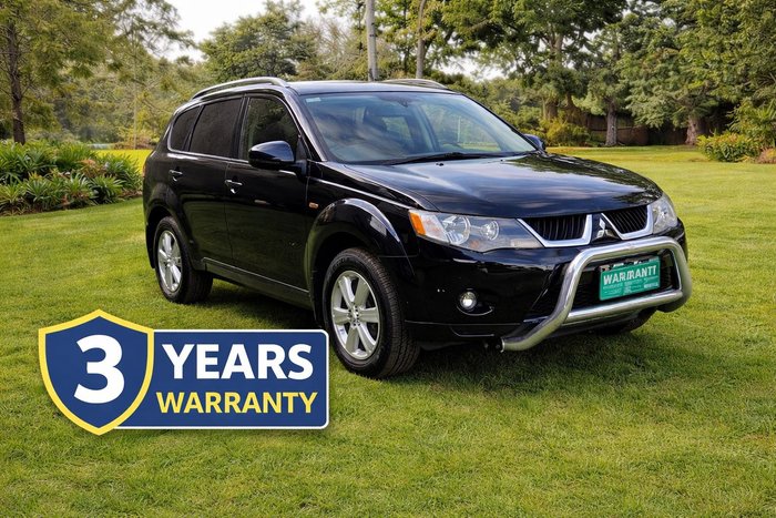 2007 Mitsubishi Outlander VR ZG MY07 4X4 On Demand Black Mica