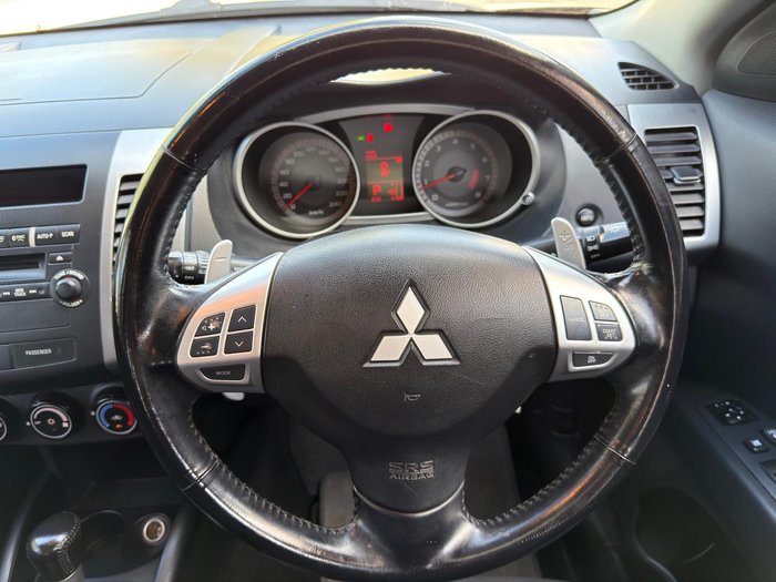 2007 Mitsubishi Outlander VR ZG MY07 4X4 On Demand Black Mica