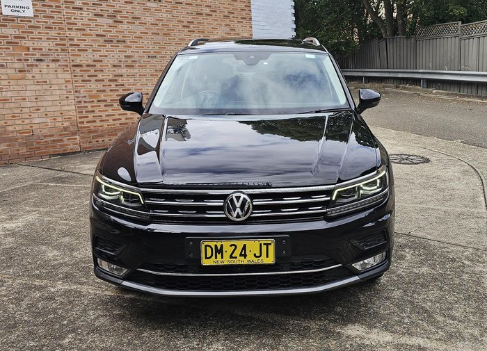 2017 Volkswagen Tiguan 162TSI Highline 5N MY17 Four Wheel Drive Deep Black