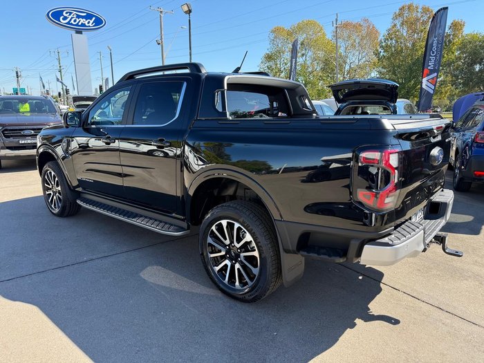 2025 Ford Ranger Platinum MY25.25 4X4 Dual Range Shadow Black