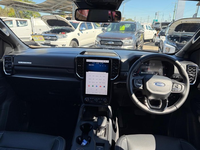 2025 Ford Ranger Platinum MY25.25 4X4 Dual Range Shadow Black