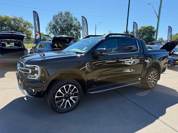 2025 Ford Ranger Platinum MY25.25 4X4 Dual Range Shadow Black