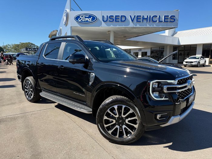 2025 Ford Ranger Platinum MY25.25 4X4 Dual Range Shadow Black