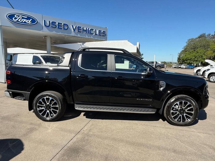 2025 Ford Ranger Platinum MY25.25 4X4 Dual Range Shadow Black