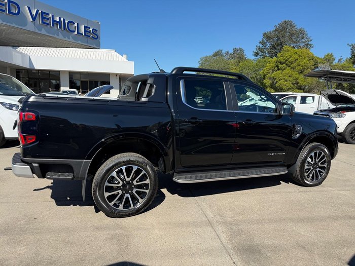 2025 Ford Ranger Platinum MY25.25 4X4 Dual Range Shadow Black