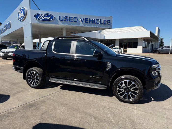 2025 Ford Ranger Platinum MY25.25 4X4 Dual Range Shadow Black