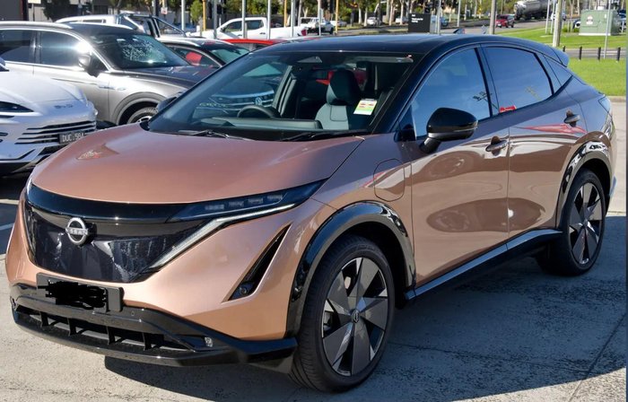 2025 Nissan Ariya Evolve FE0 MY25 Four Wheel Drive Akatsuki Copper/Black Roof