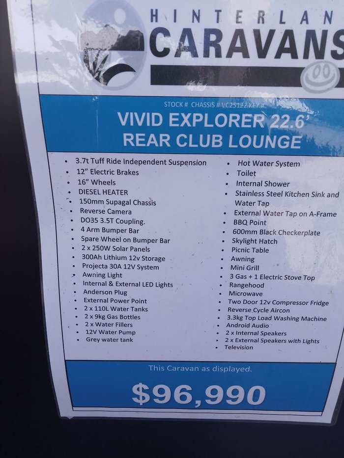 2026 Vivid Caravans EXPLORER OFF ROAD