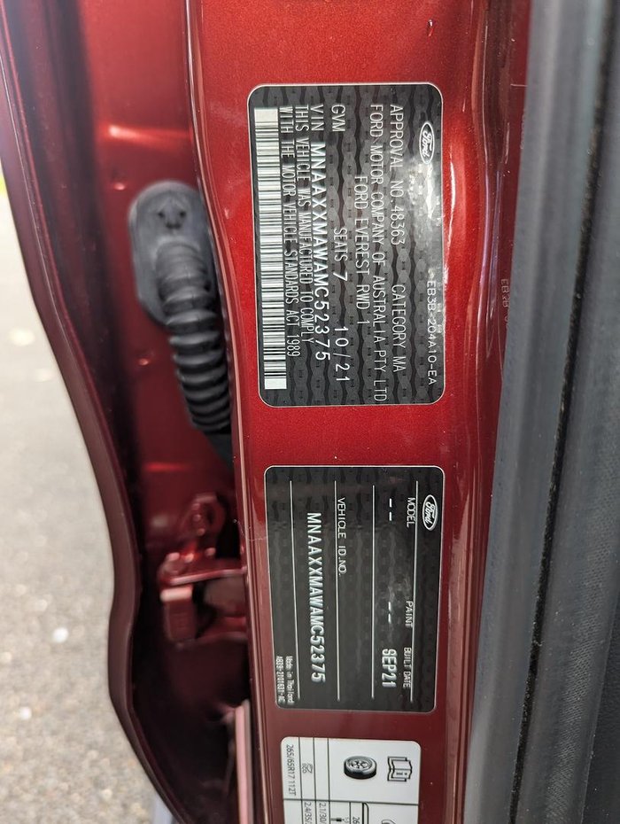 2021 Ford Everest Trend UA II MY21.75 Sunset