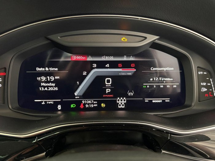 2021 Audi SQ7 TDI 4M MY21 Four Wheel Drive Orca Black